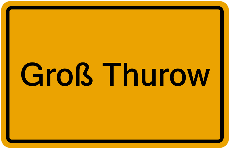 Handelsregister Groß Thurow